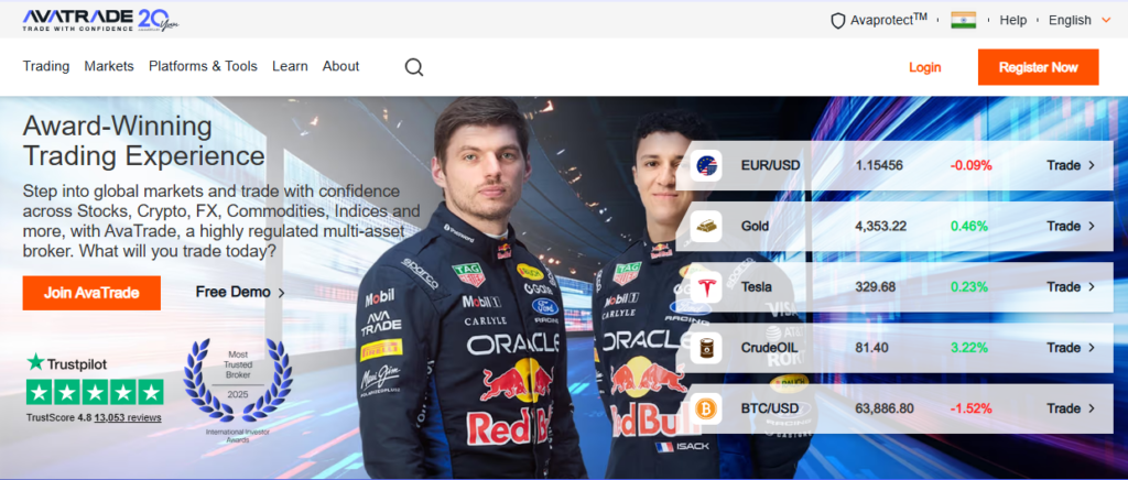 Award-Winning Trading Experience